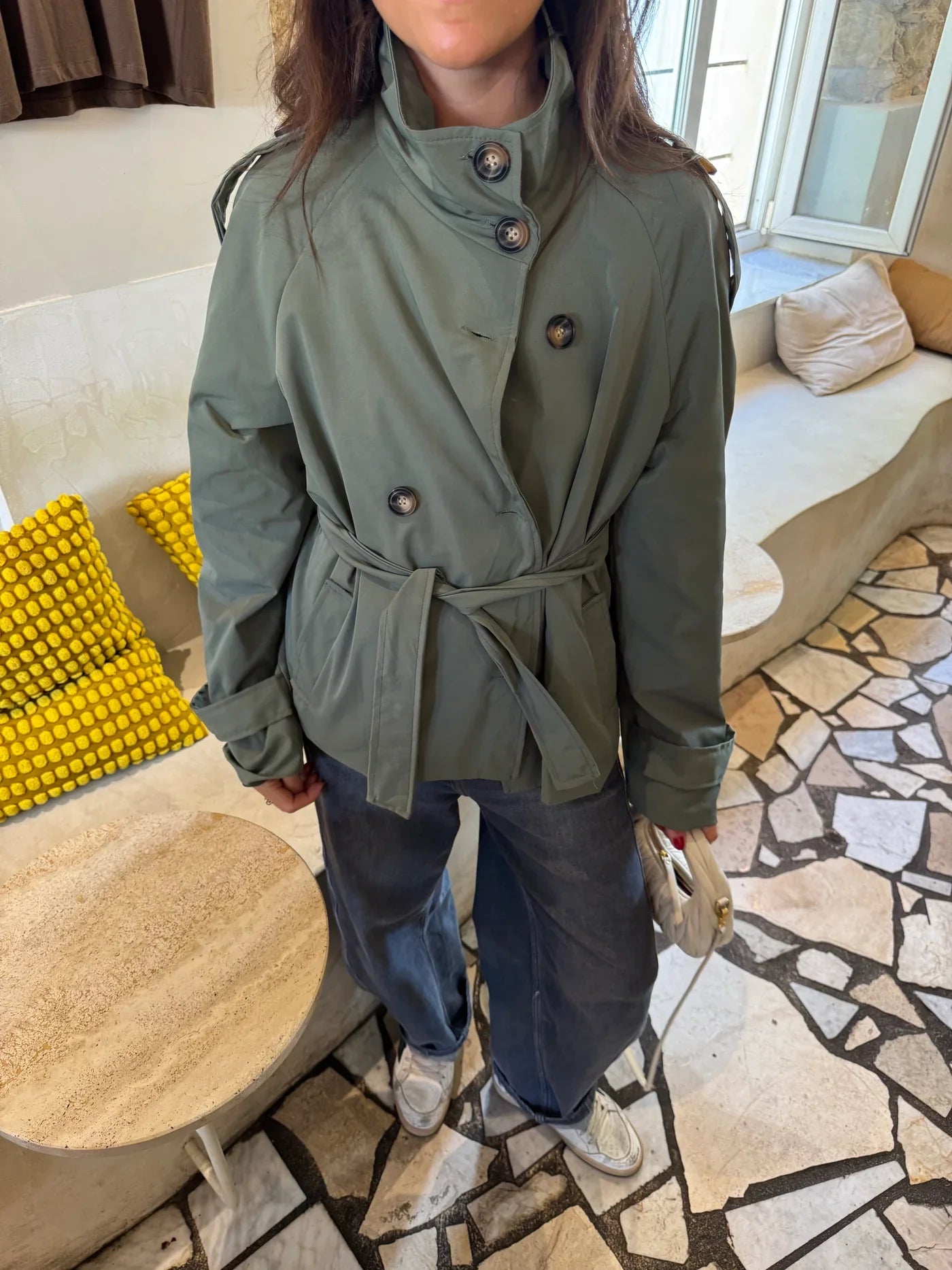 Alden Trench Coat - Khaki