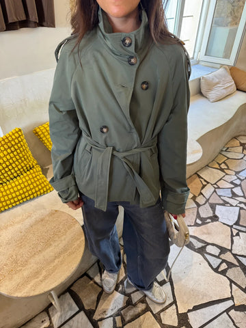 Alden Trench Coat - Khaki