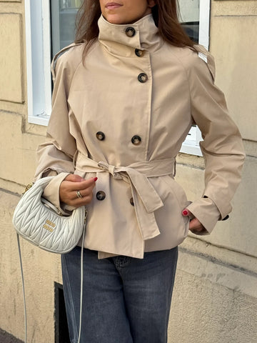 Alden Trench Coat - Beige