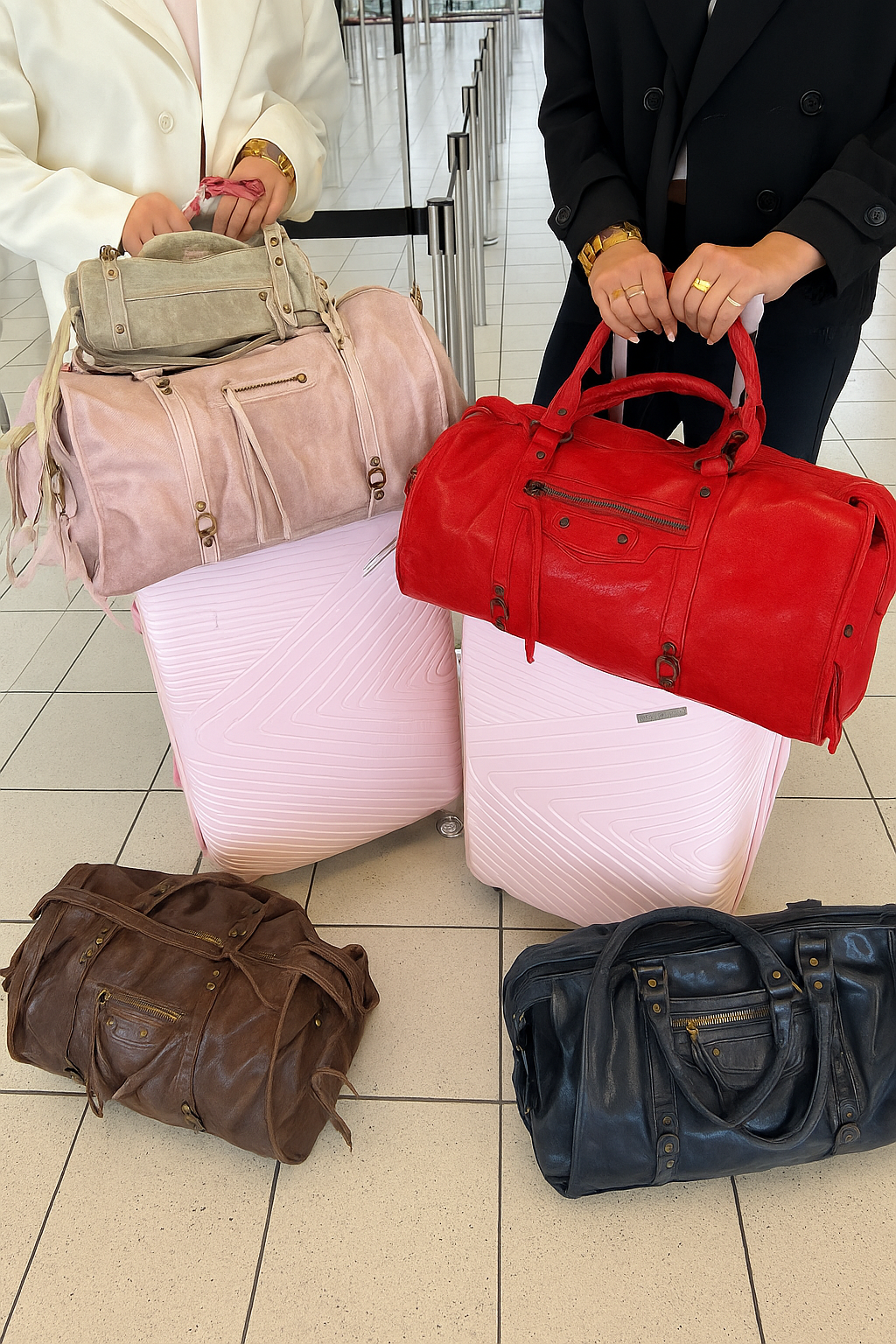 Travel It girl bag - Light Grey