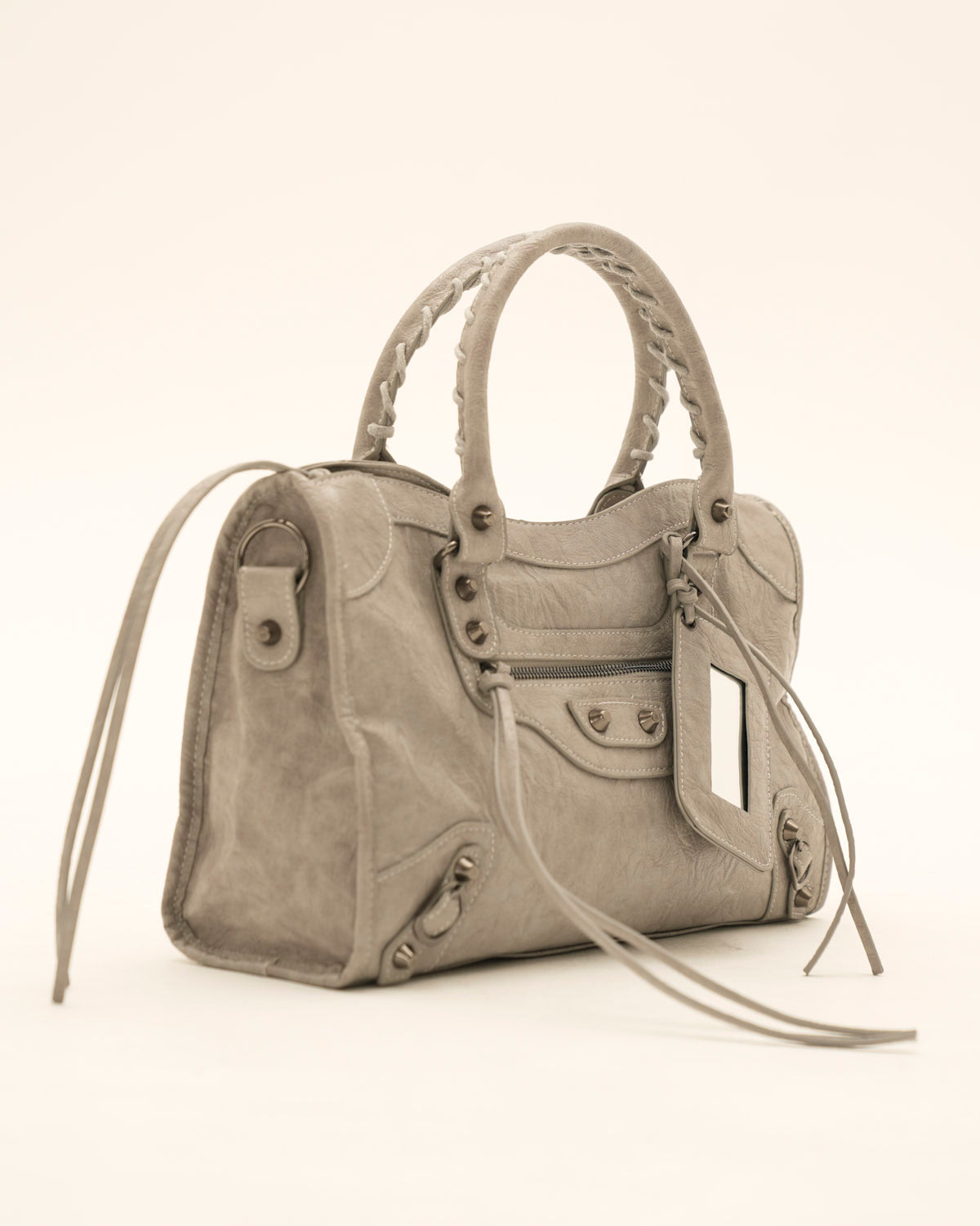 Mini It girl bag - Light grey