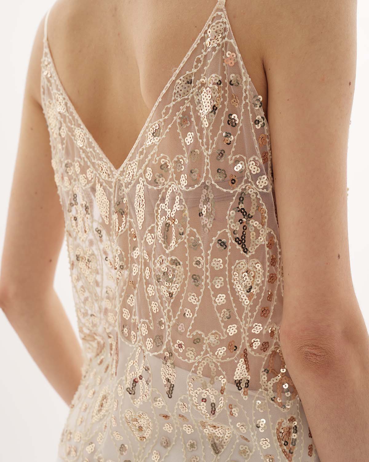 Cristina Embellished Top - Cream